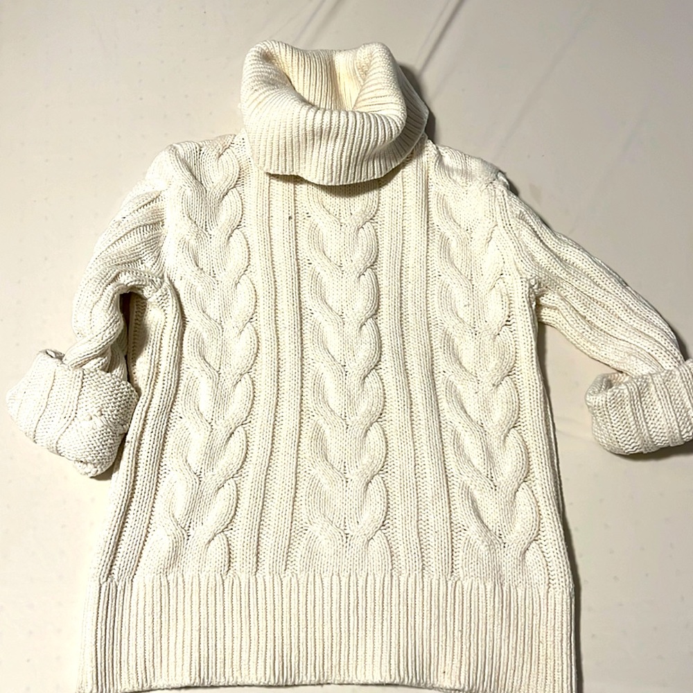 Cableknit Turtleneck